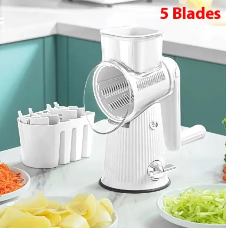 Household Vegetable Cutting Hand Roller Multifunctional Shredder